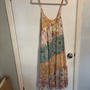Patchwork Floral Dress